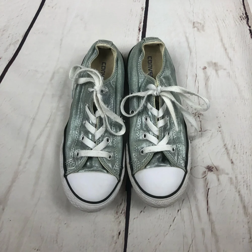 Converse Kids‎ Silver Shoes